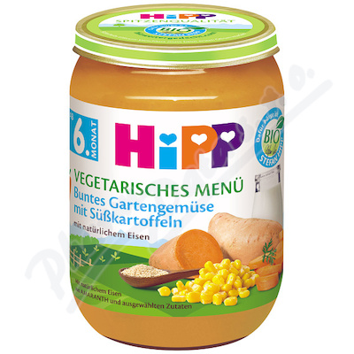 HiPP Zelenina se sladkými bramborami BIO 6m 190g