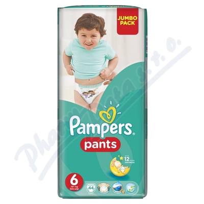 Pampers Pants 6 plenkové kalhotky14-19kg 44ks