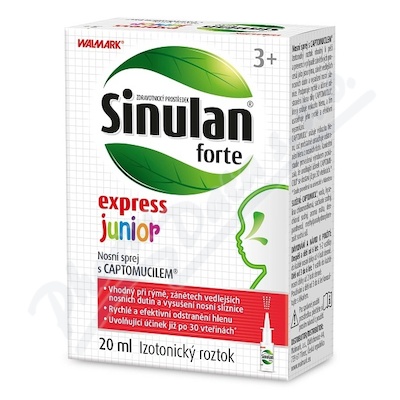 Walmark Sinulan Forte Expr.Junior nosní sprej 20ml