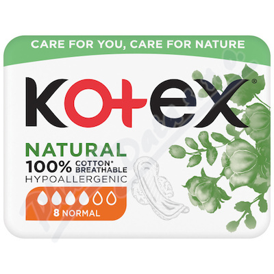 KOTEX Natural vložky Normal 8ks