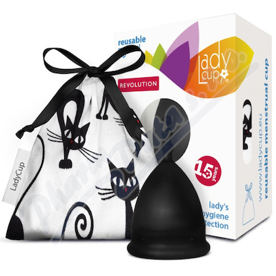 LadyCup Revolution menstruační kalíšek černý malý