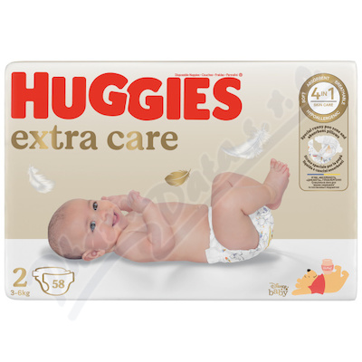 HUGGIES extra care 2 3-6kg 58ks