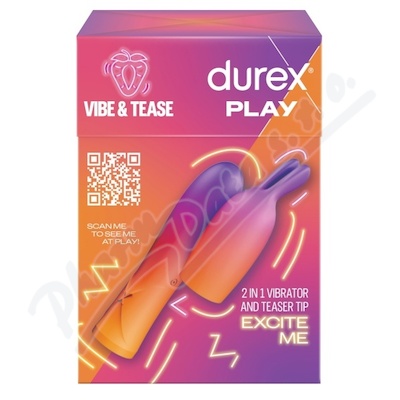 DUREX Play Vibrátor 2v1 se stimulační špičkou