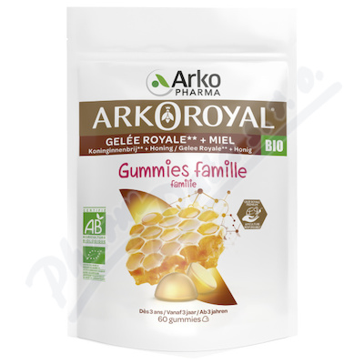 Arkopharma ARKOROYAL Gellé royal+Miel gum.BIO 60ks